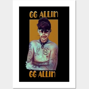 Retro GG Allin Posters and Art